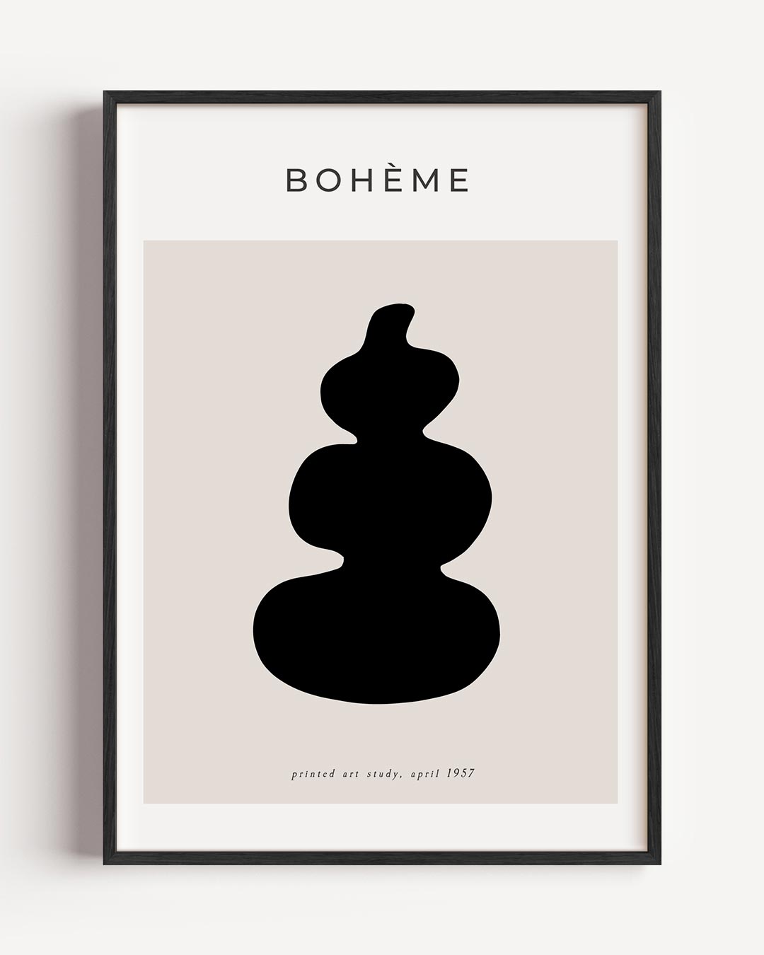 Minimalistische Boho Kunstposter – moderne portret poster als wanddecoratie