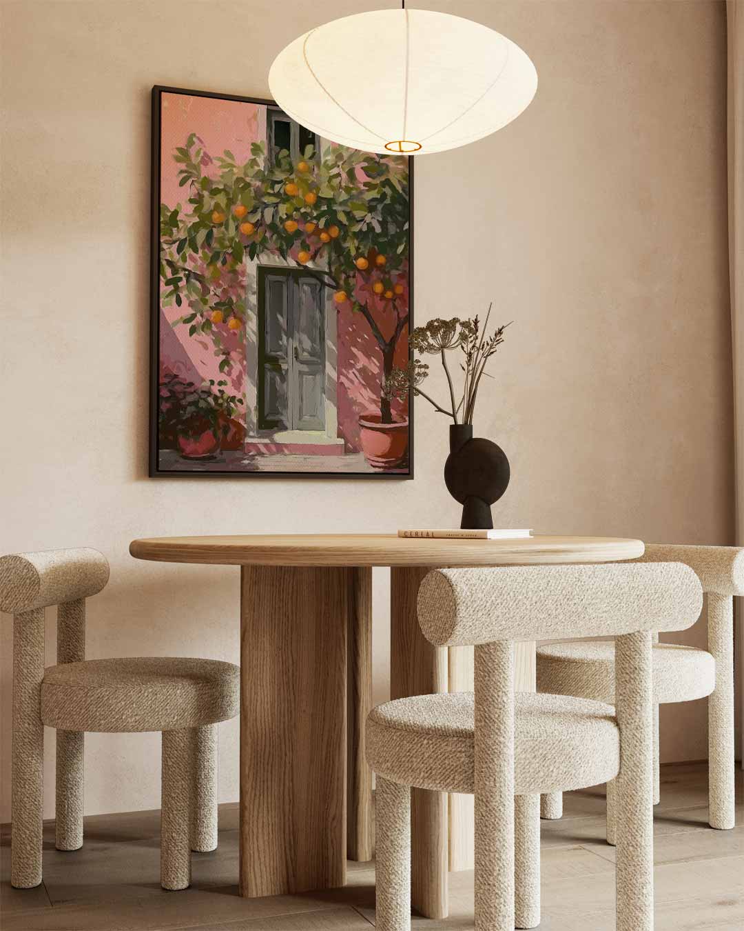 Mediterrane Droom – canvas wanddecoratie in portret formaat