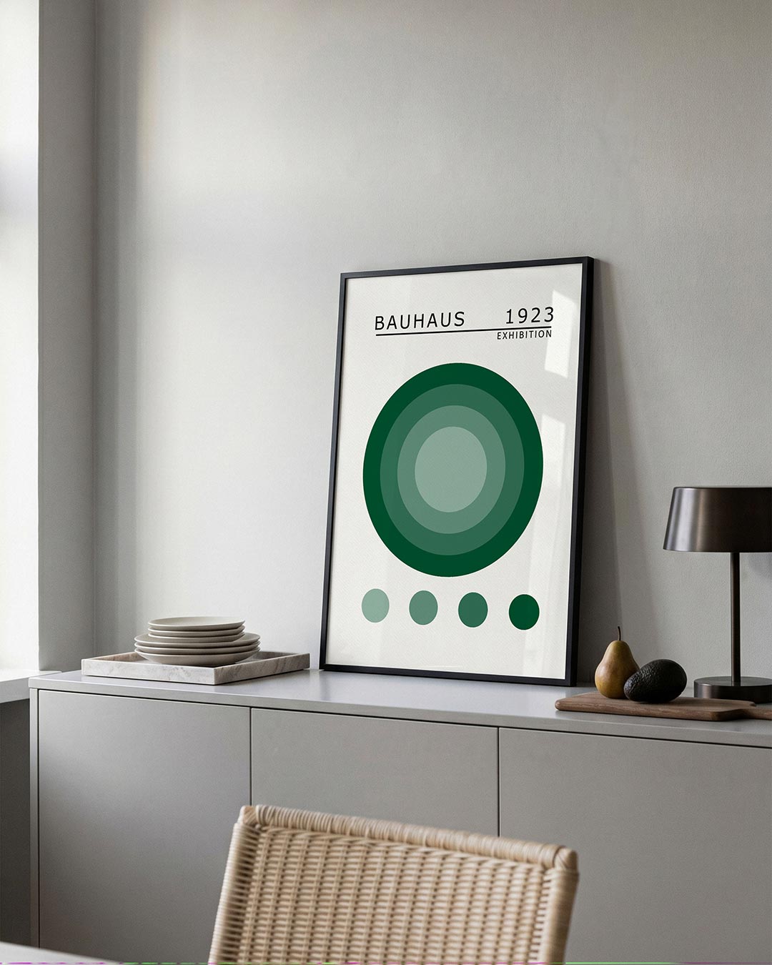  – moderne Bauhaus wandkunst als poster