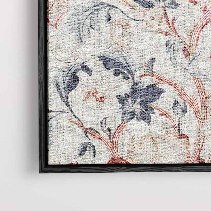 Bloemenpracht op Canvas – staand kunstwerk voor modern interieur