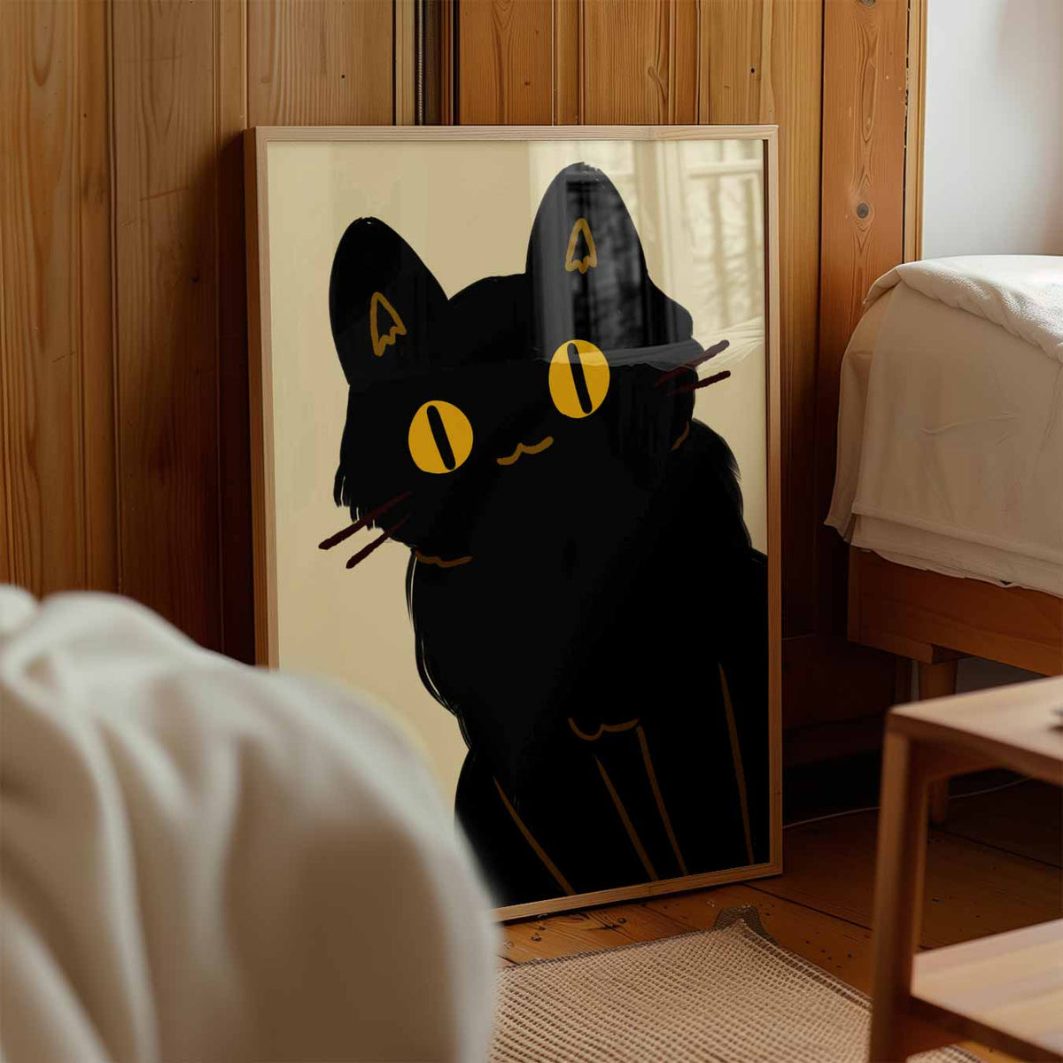 Mystieke Kattenblik – kinderposter in staand formaat