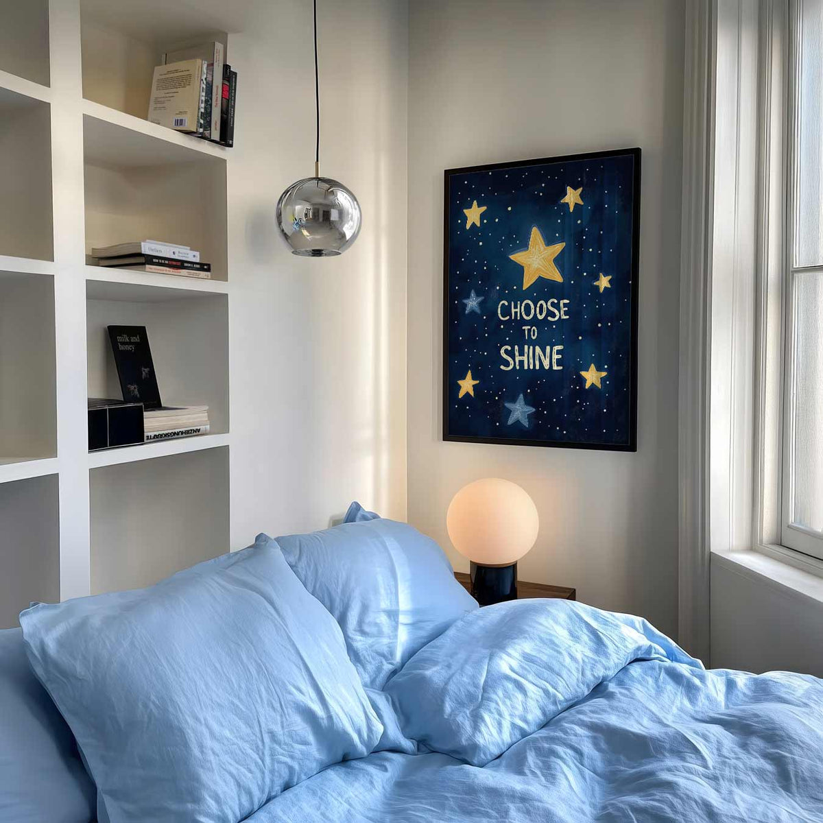 Kies om te Stralen – staande muurposter voor de kinderkamer