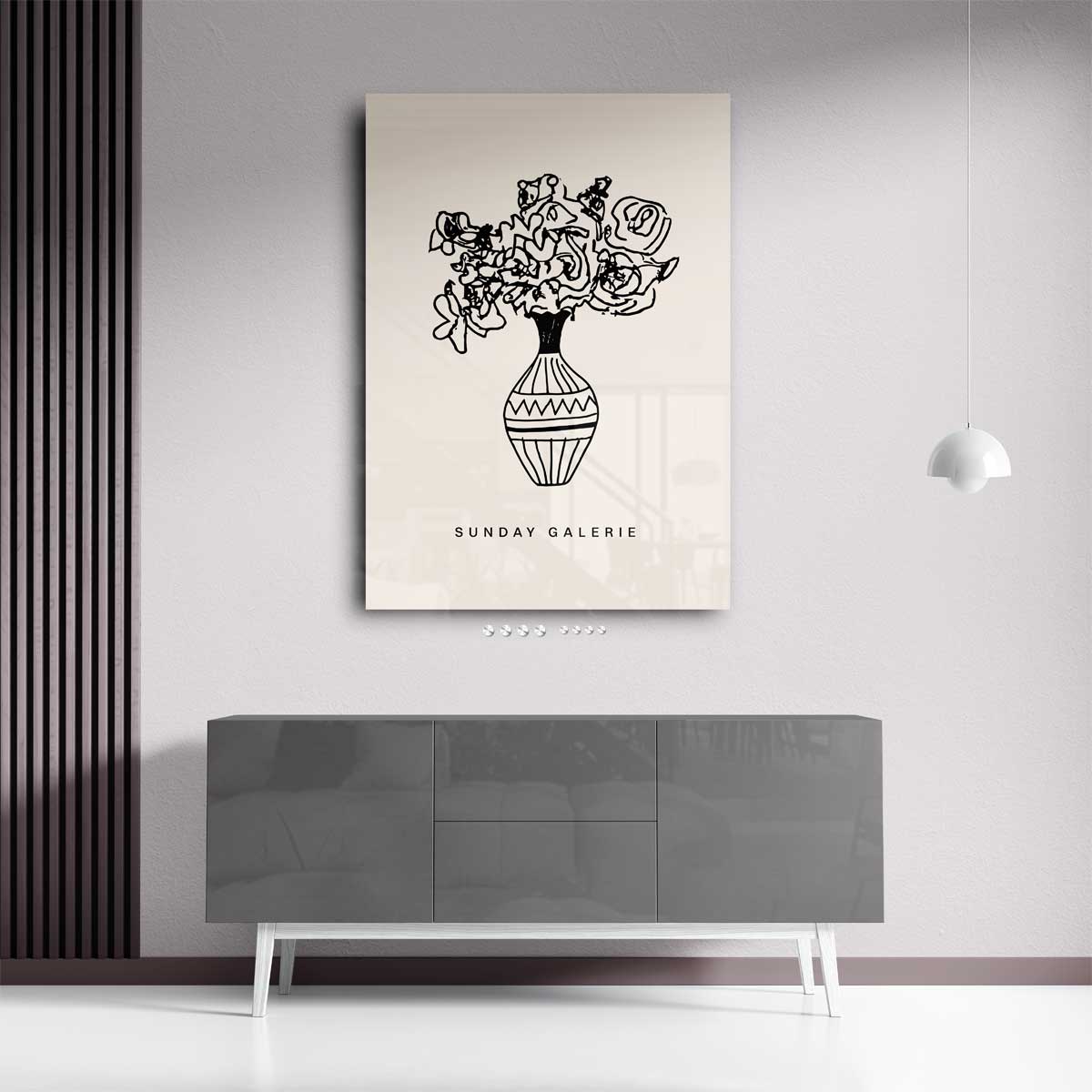 Vrolijke Bloemenvazen – staand kunstwerk voor modern interieur