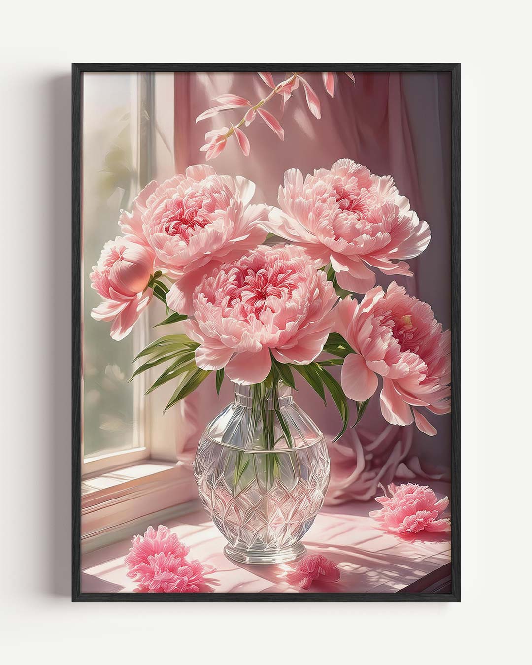 Zomerse Bloemenpracht – bloemen portret poster als wanddecoratie
