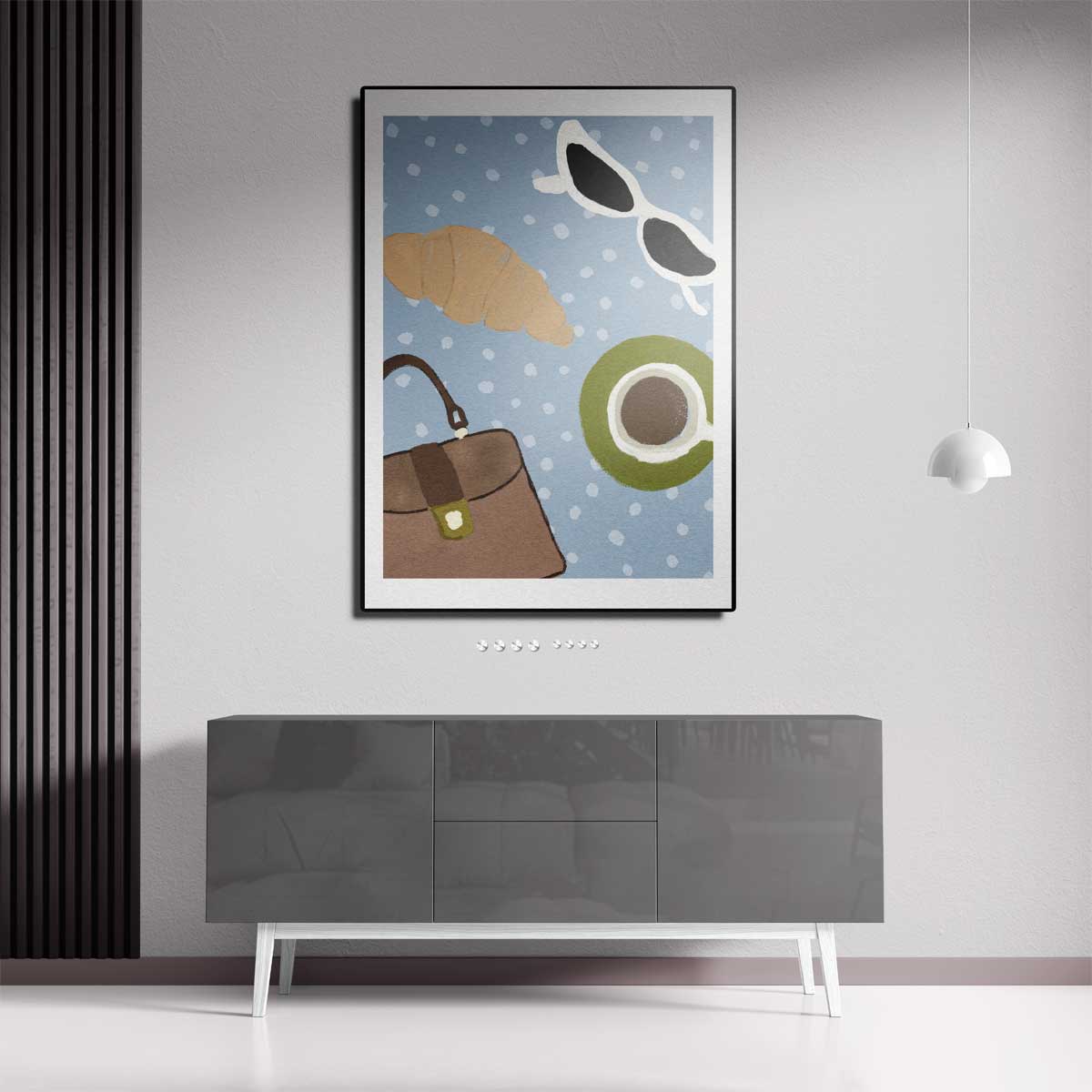 Parisian Morning Vibes – canvas kunstwerk als wanddecoratie