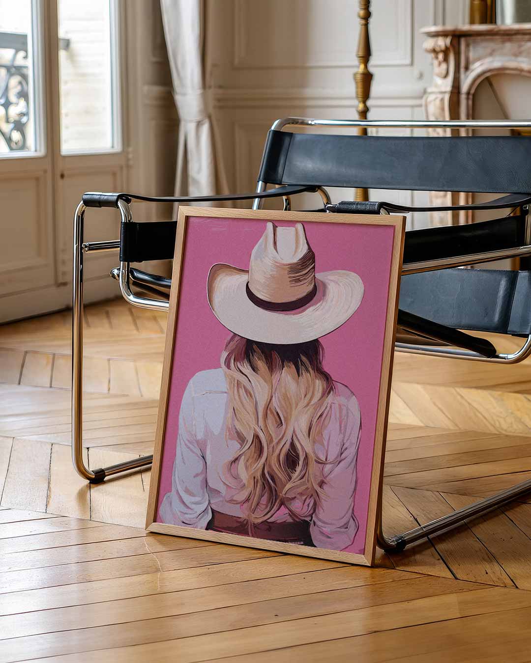 Western Droom – staande muurposter voor Pasen