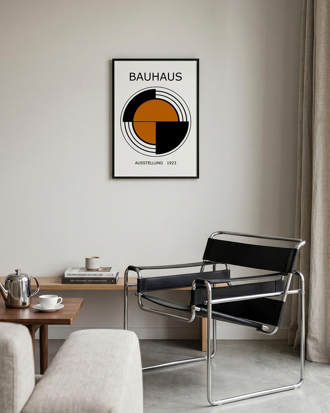  – geometrische Bauhaus poster in staand formaat