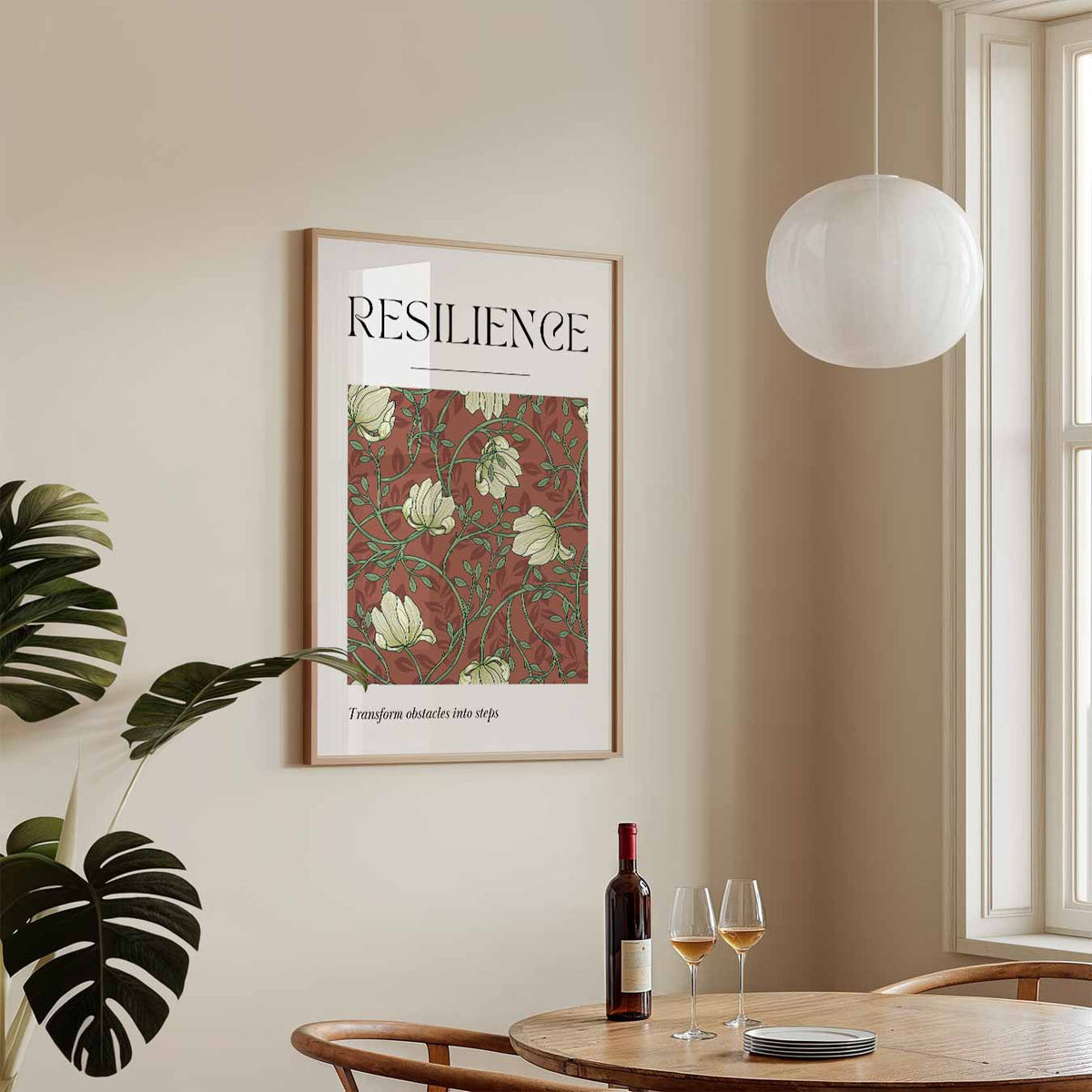 Resilience – tekstposter in staand formaat