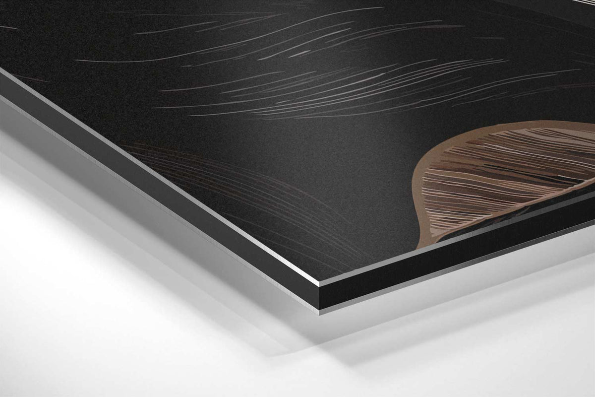 Elegant Botanisch Kunstwerk – canvas kunstwerk als wanddecoratie