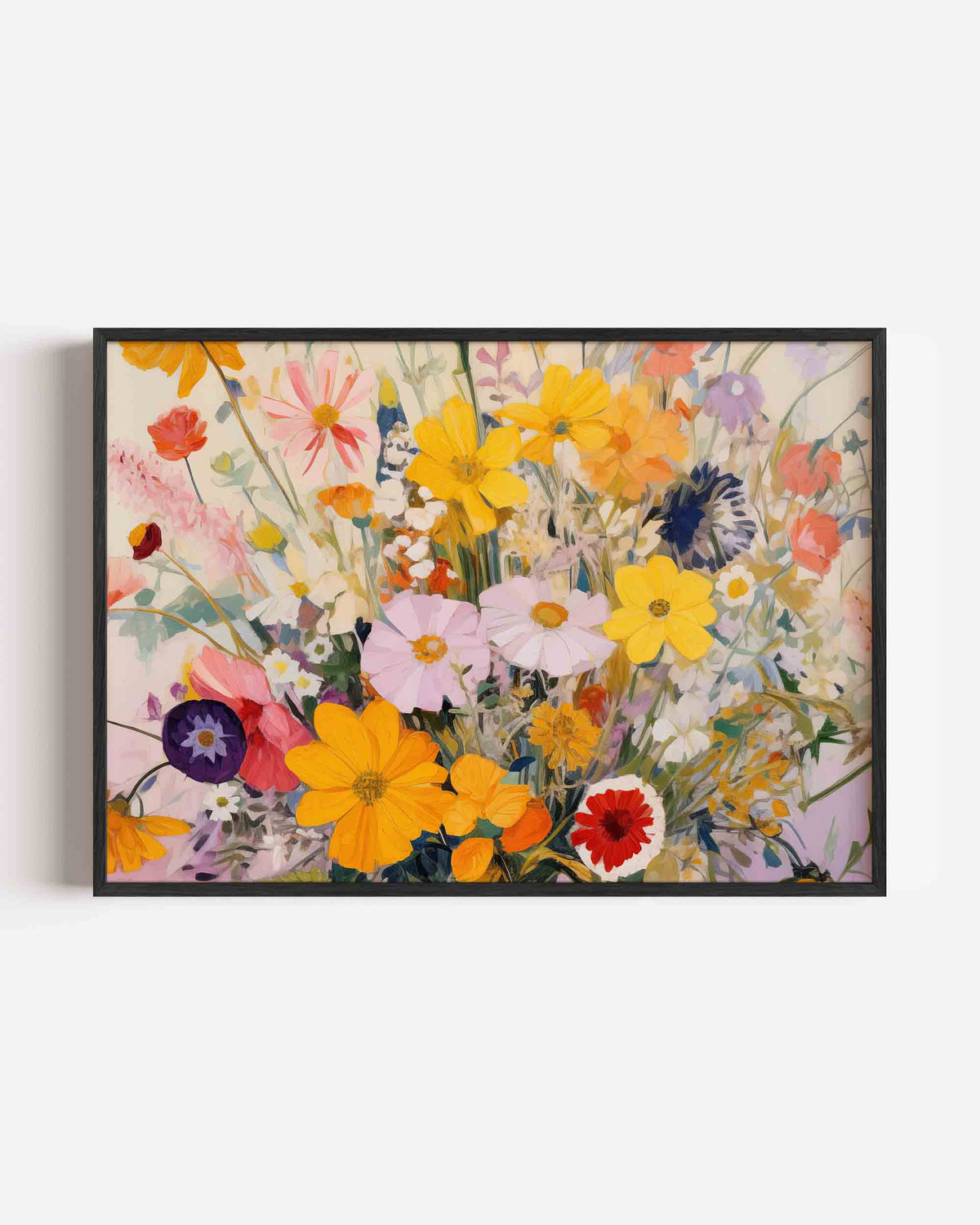 Bloemenpracht – bloemen landscape poster als wanddecoratie