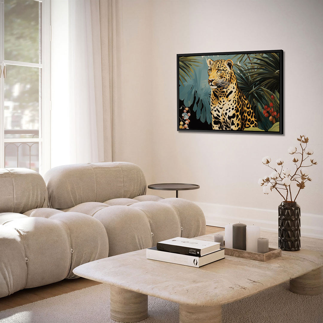 Exotische dierenwereld – alternatieve weergave van het kunstwerk