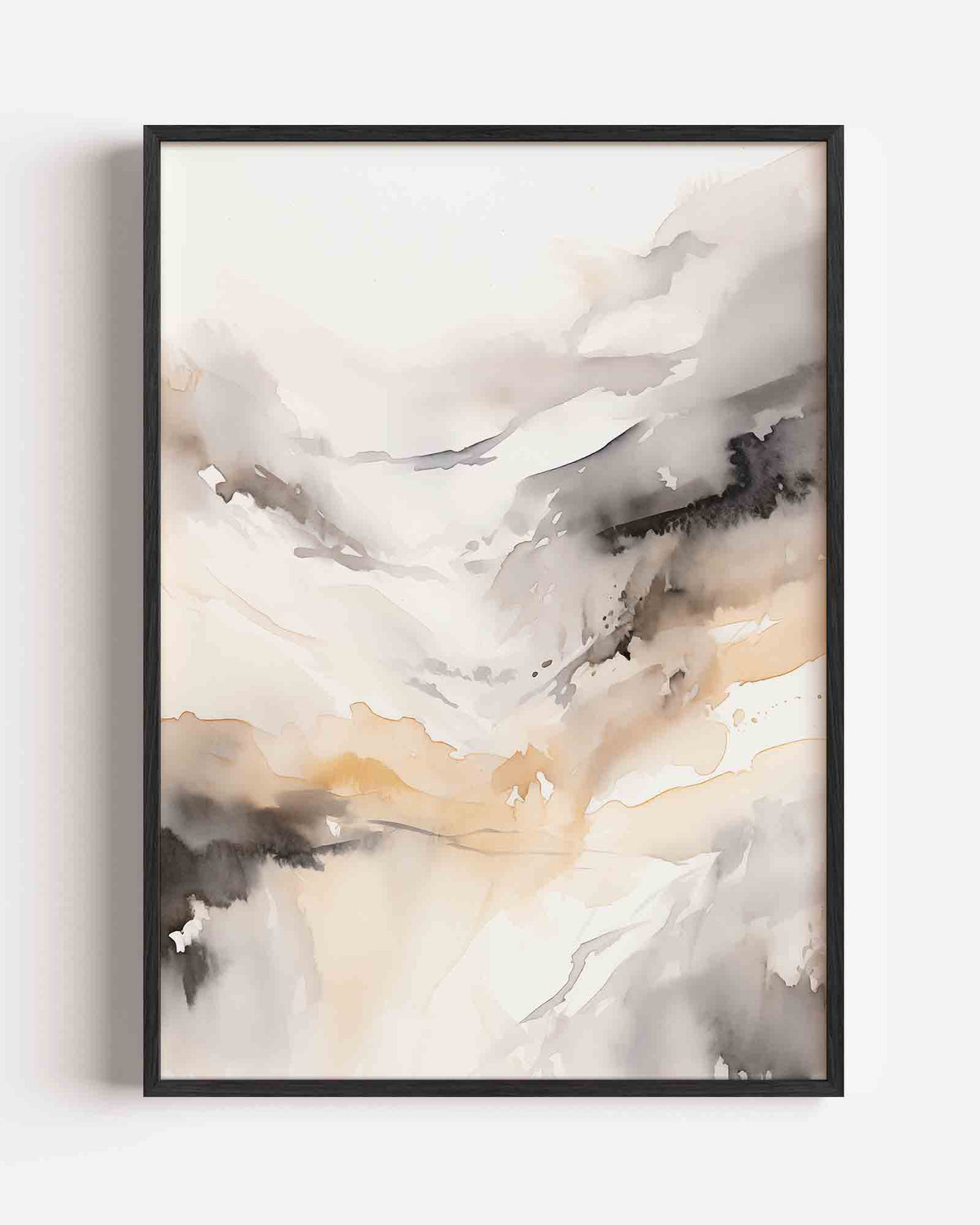 Abstracte landschapsweergave – natuur portret poster als wanddecoratie