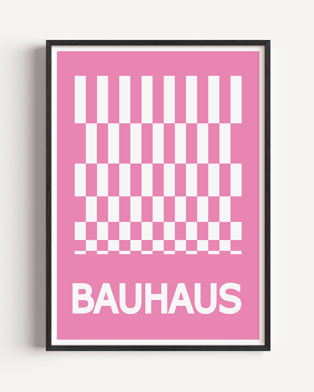 Ritme en kleur – staande Bauhaus poster als wanddecoratie