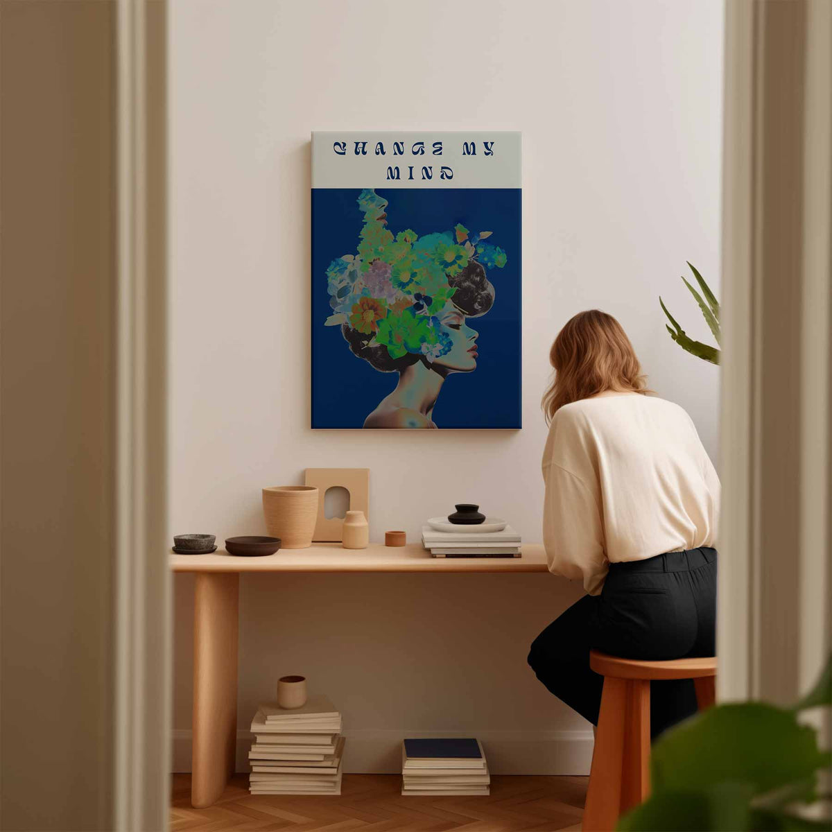 Bloemen van de Geest – plexiglas kunstwerk als wanddecoratie
