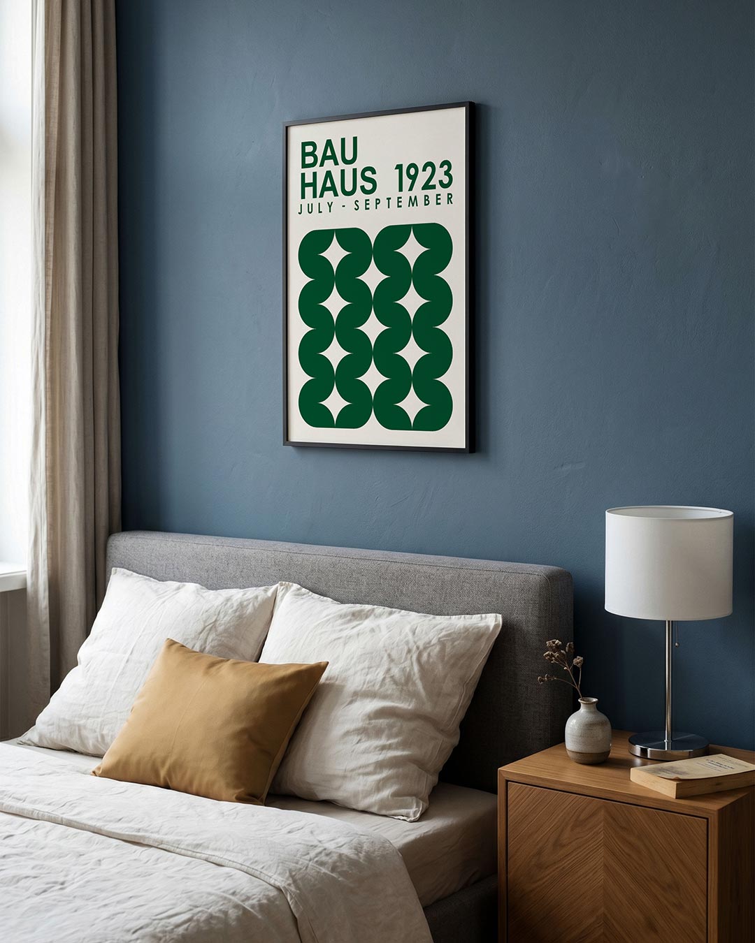  – staande Bauhaus poster voor aan de muur