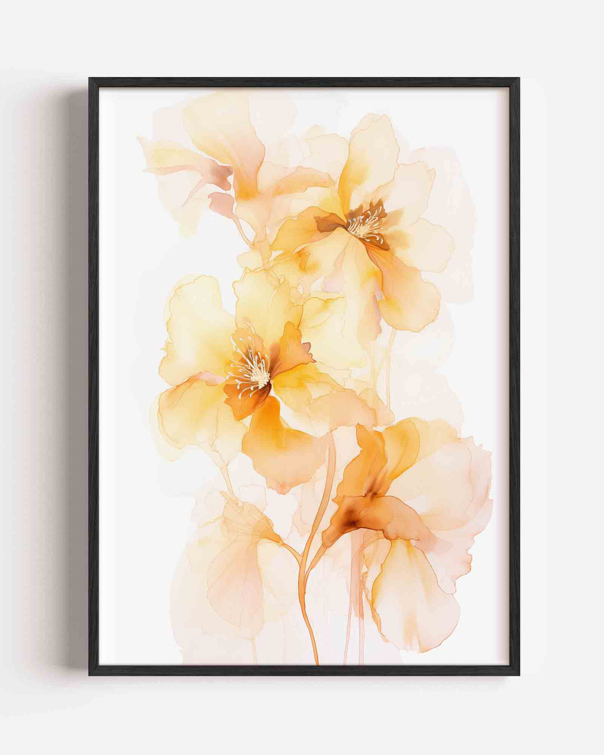 Bloemen in zachte tinten – bloemen portret poster als wanddecoratie