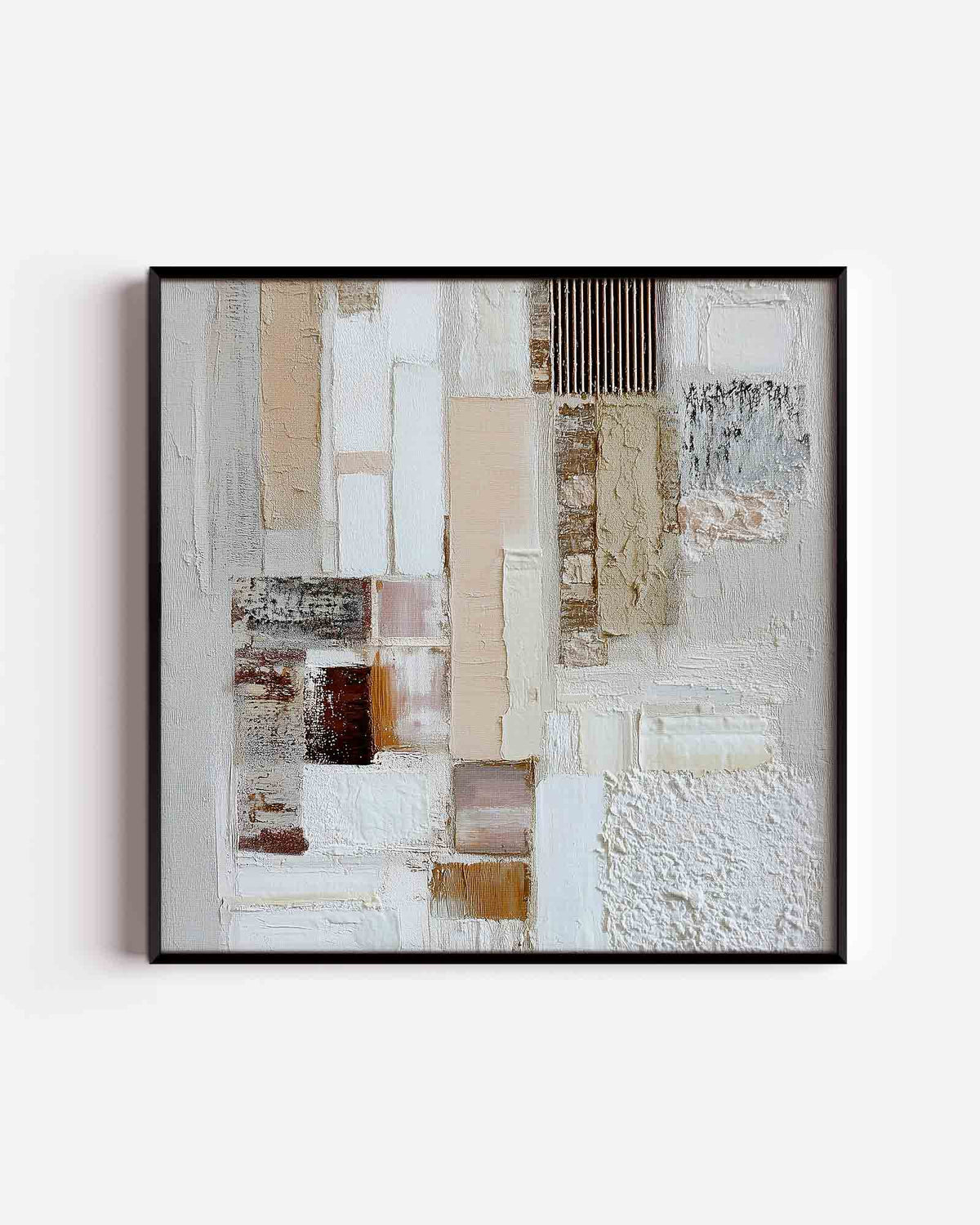 Abstracte rechthoeken – abstracte vierkante poster als wanddecoratie
