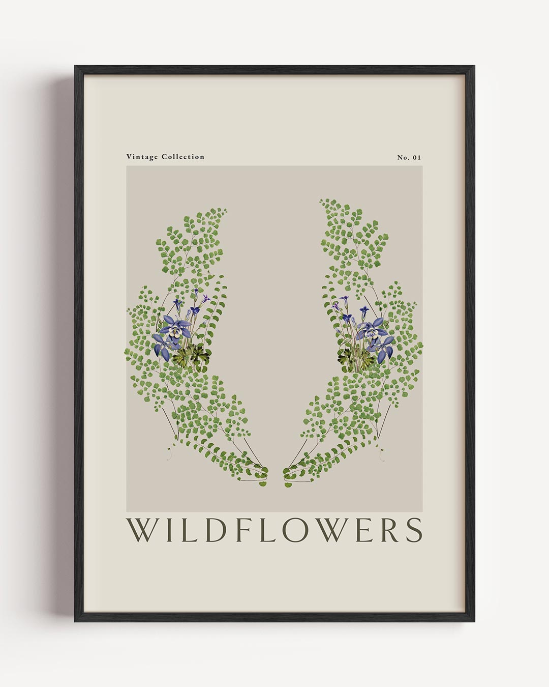 Wildflower Vintage – botanische portret poster als wanddecoratie