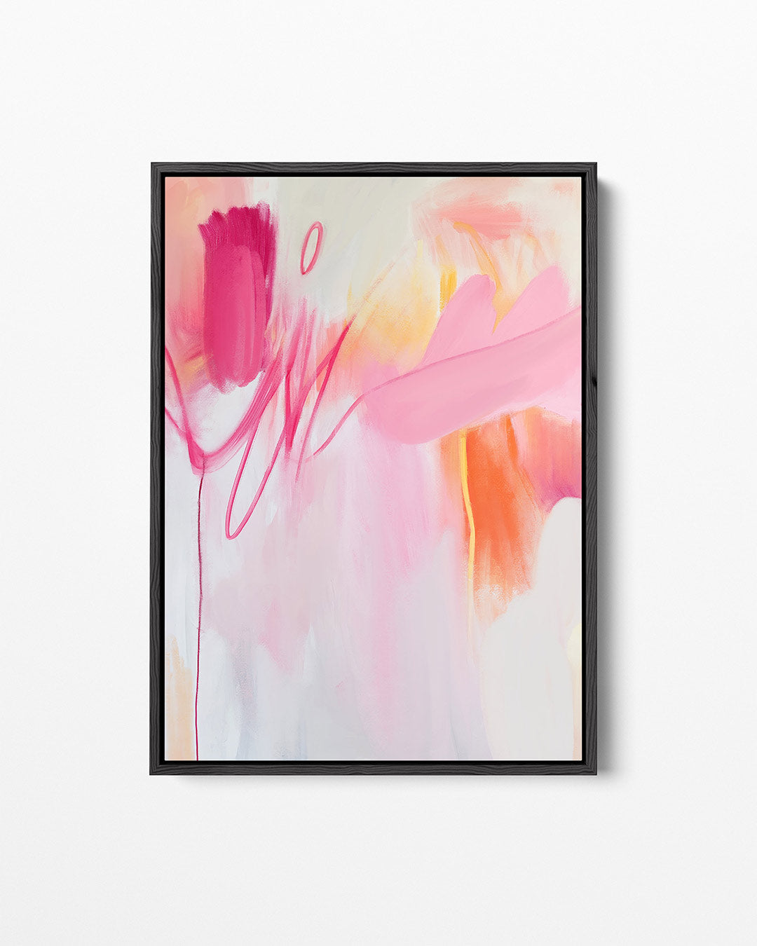 Vloeiende kleurencompositie – staand wanddecoratie kunstwerk