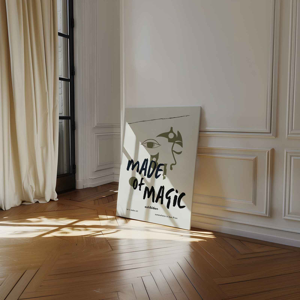 Made of Magic kunsttentoonstelling – dibond kunstwerk als wanddecoratie