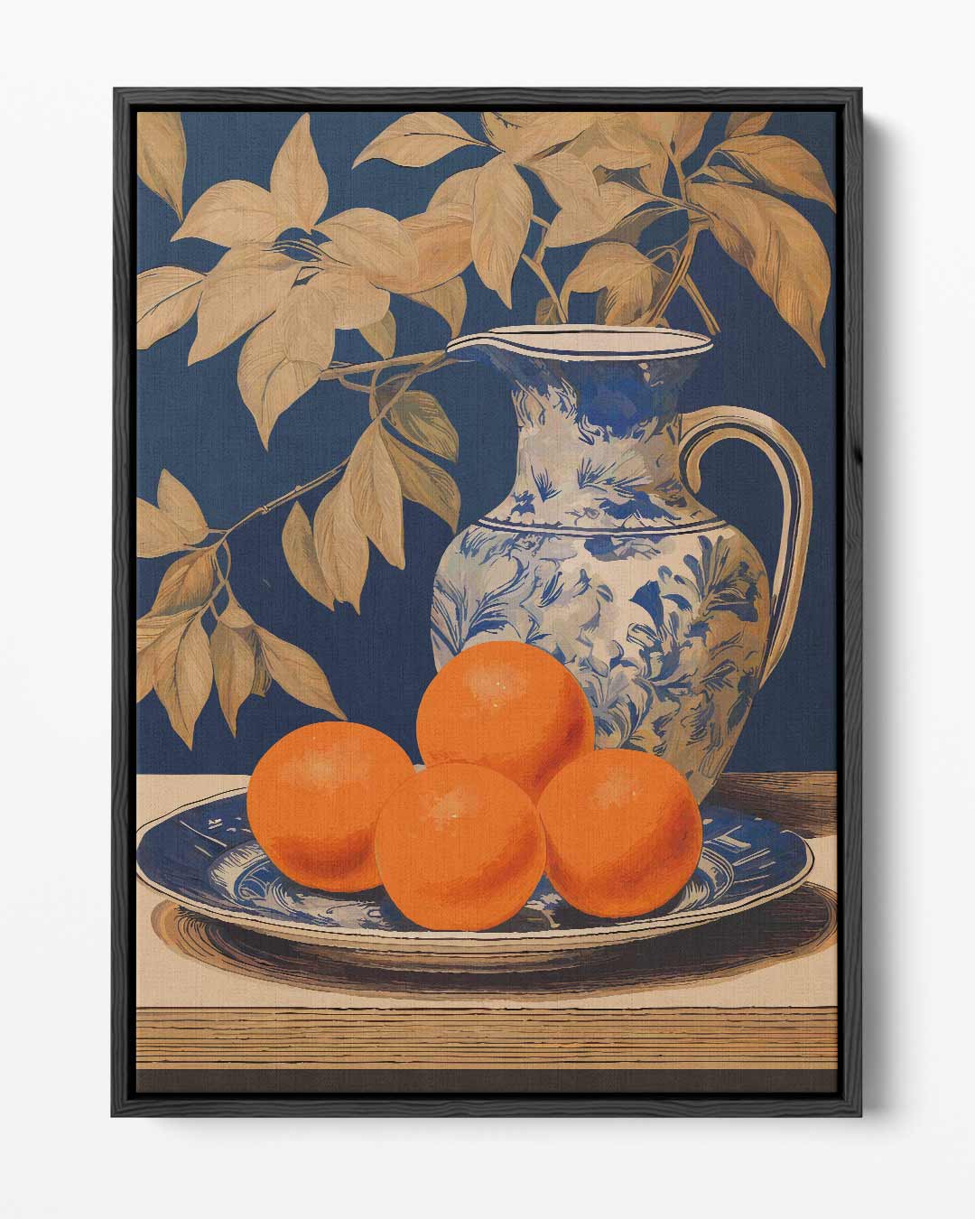 Stilleven met Sappige Sinaasappels – portret kunstwerk als wanddecoratie