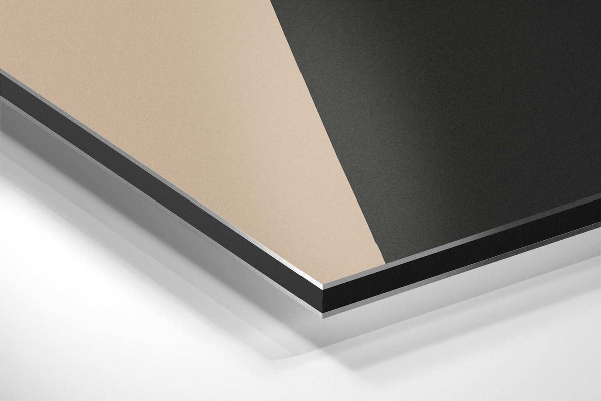 Strakke Elegantie in Abstractie – canvas kunstwerk als wanddecoratie