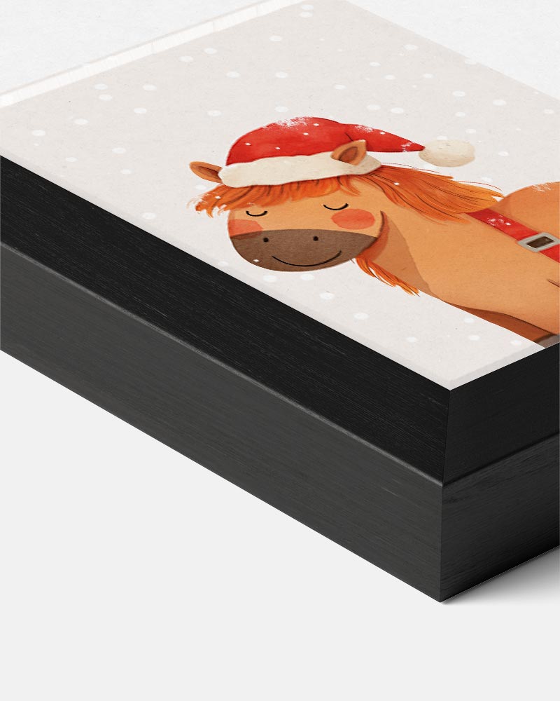 Kerst Pony – kids portret poster, afbeelding 7