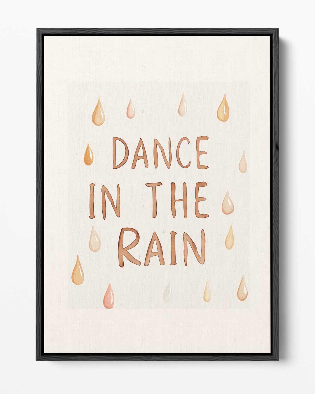 Dance in the Rain Poster – portret kunstwerk als wanddecoratie