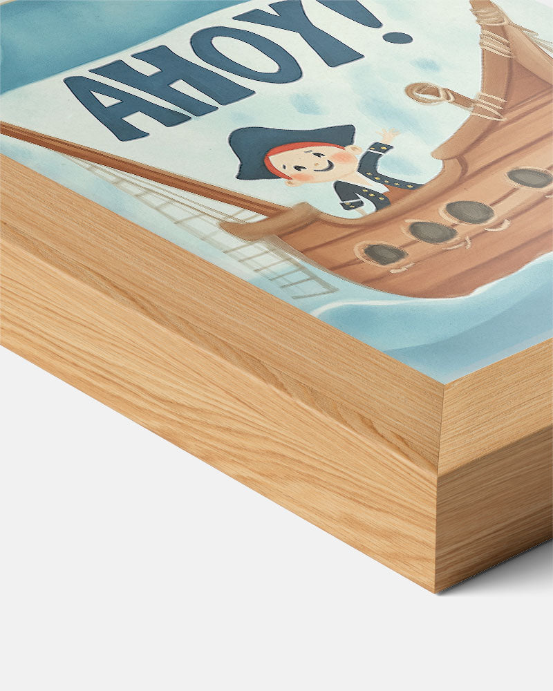 Piratenavontuur Kinderkamerposter – kids poster als vrolijke staande wanddecoratie