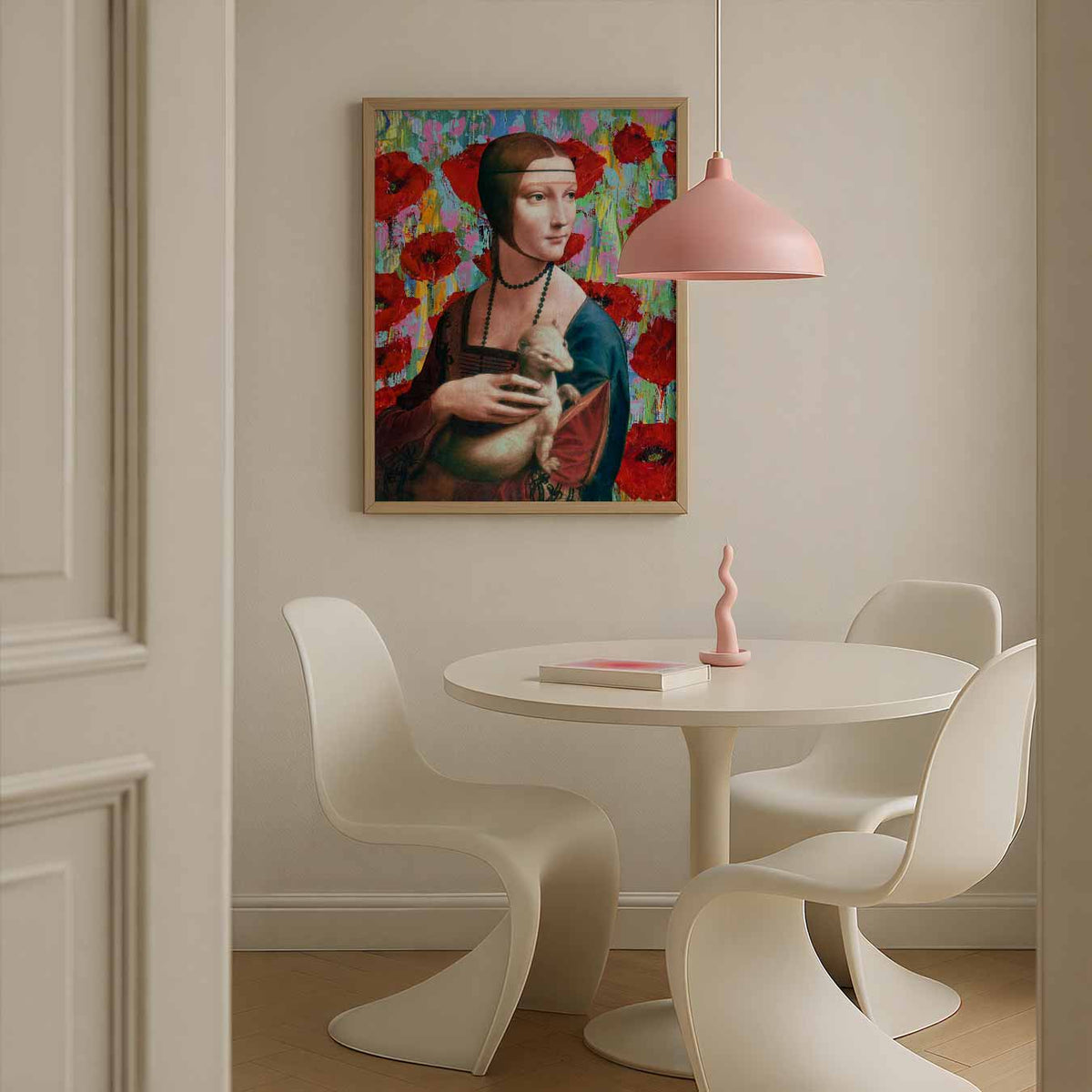 Vrolijke Renaissance Popart – Streetart wandkunst als portret poster