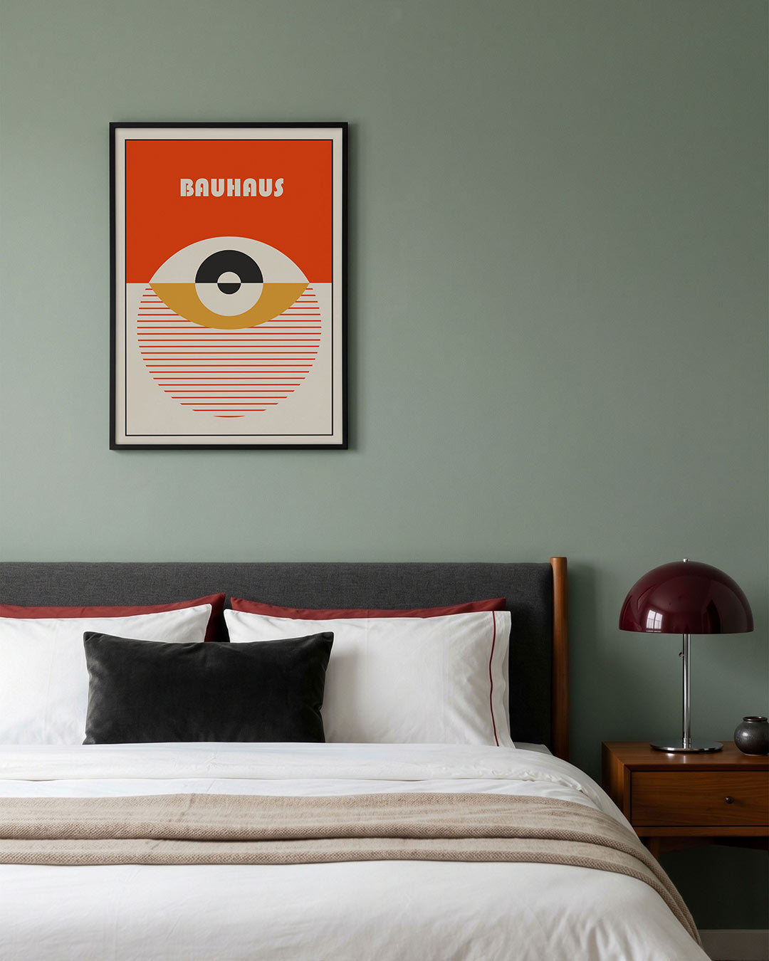 Vorm en balans – geometrische poster in Bauhaus-stijl van WallArtistic