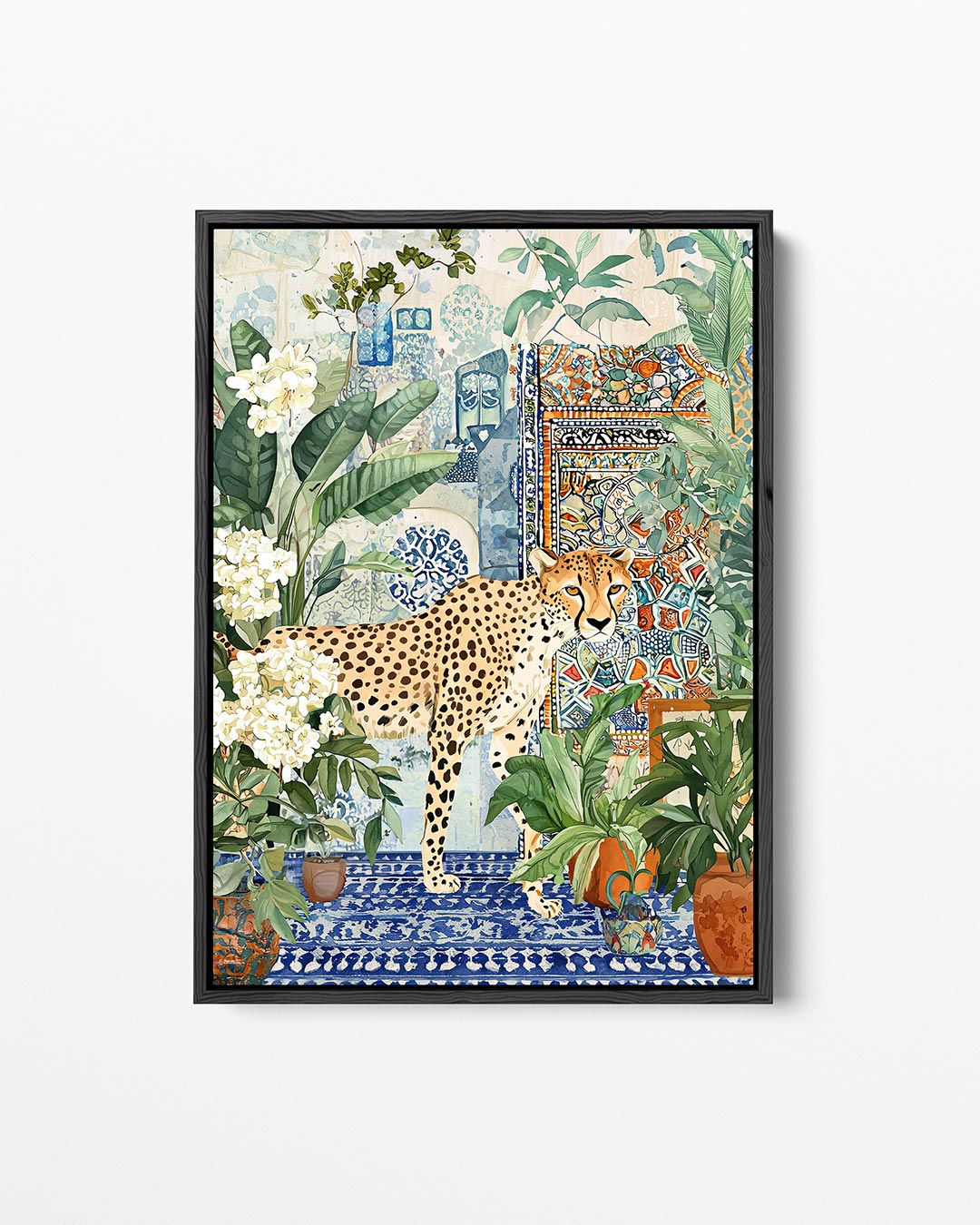 Exotische dierenwereld – staand wanddecoratie kunstwerk