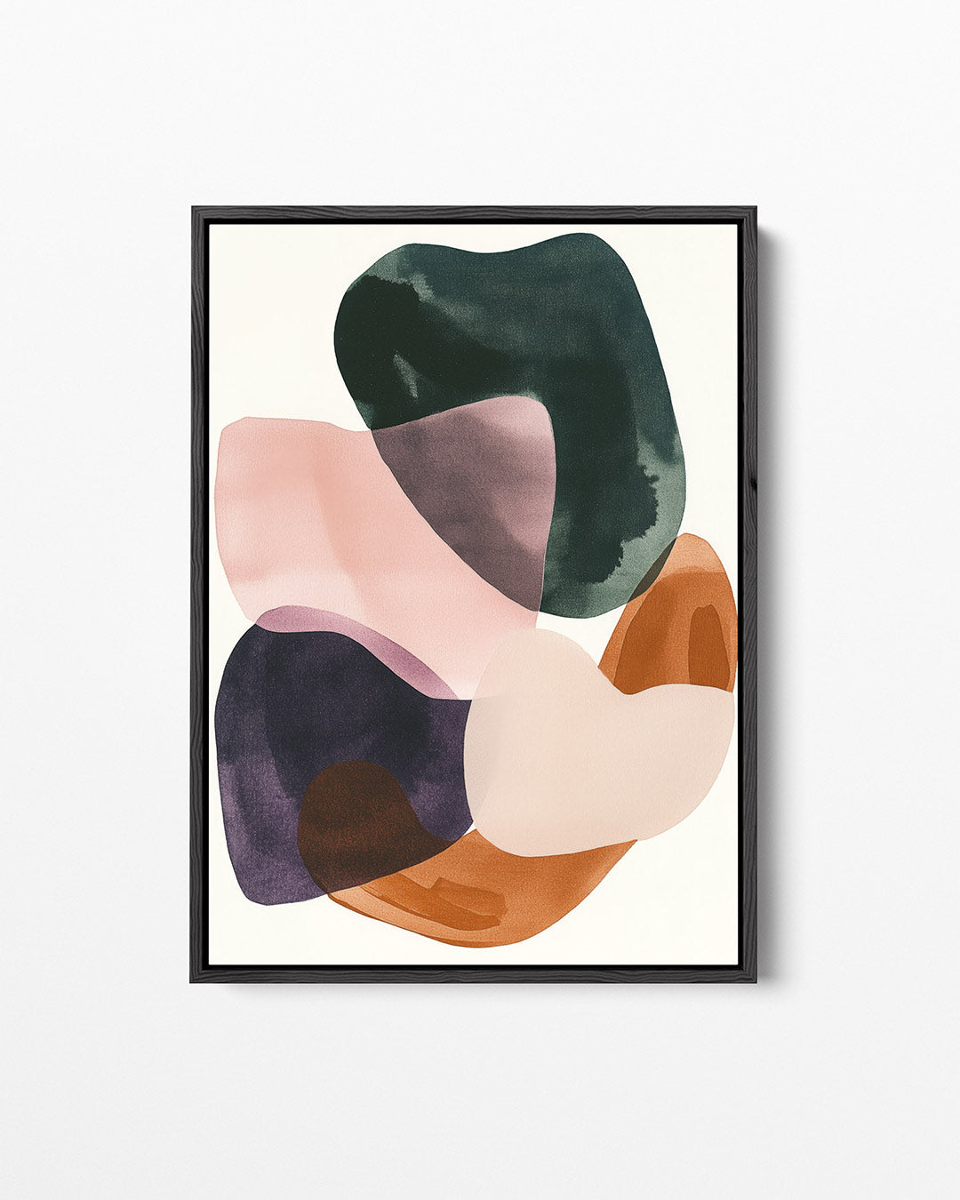 Organische vormen compositie – staand wanddecoratie kunstwerk