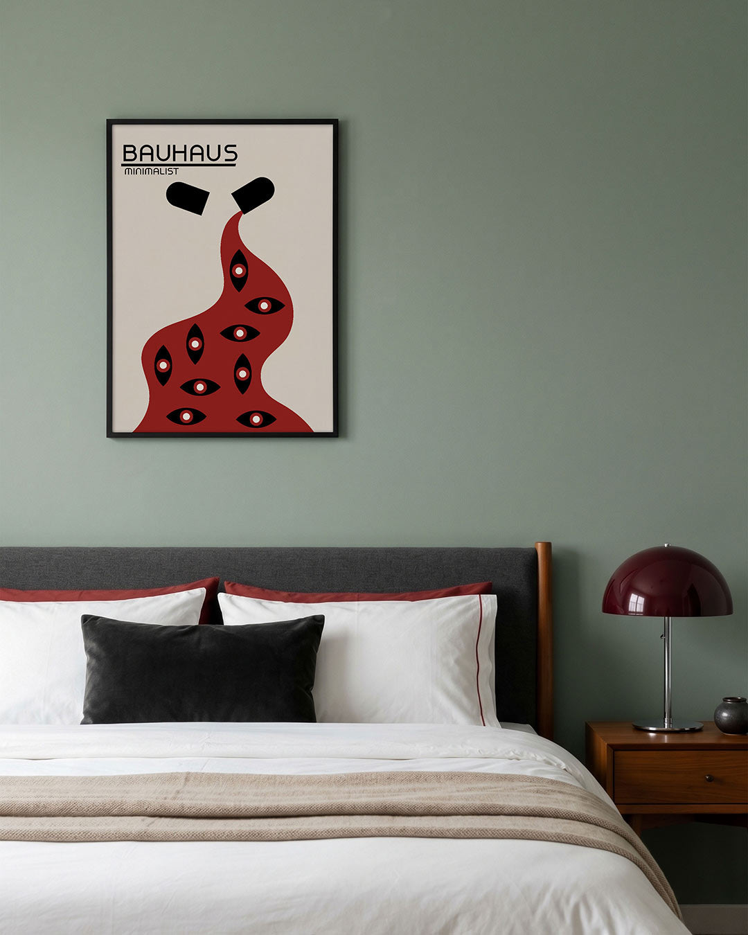 Vorm en kleur – geometrische poster in Bauhaus-stijl van WallArtistic
