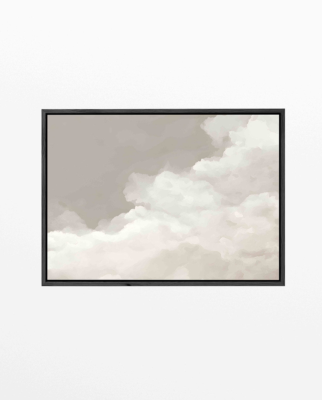 Zachte wolken – liggend abstract kunstwerk