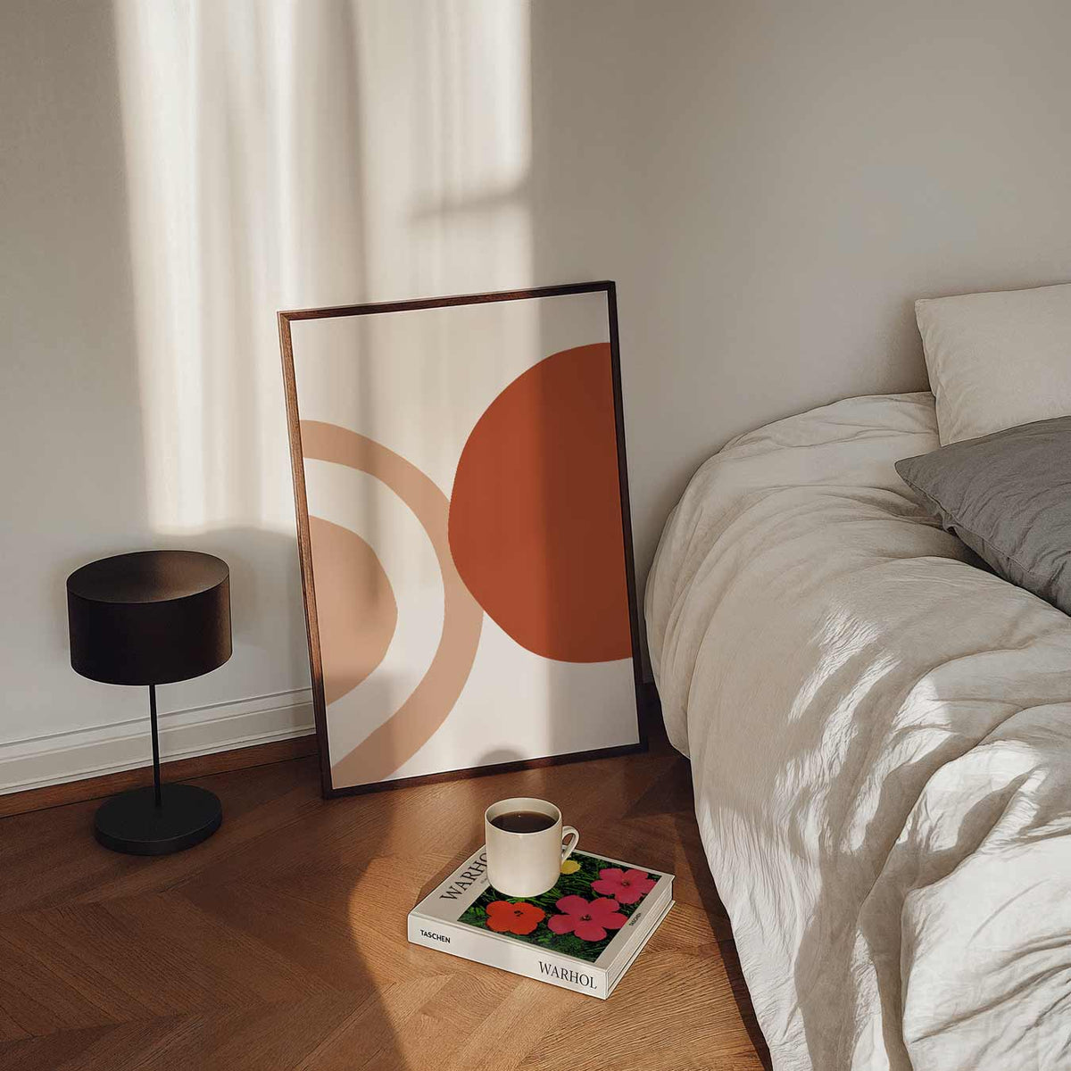 Abstracte Aardetinten – abstract portret poster, afbeelding 7