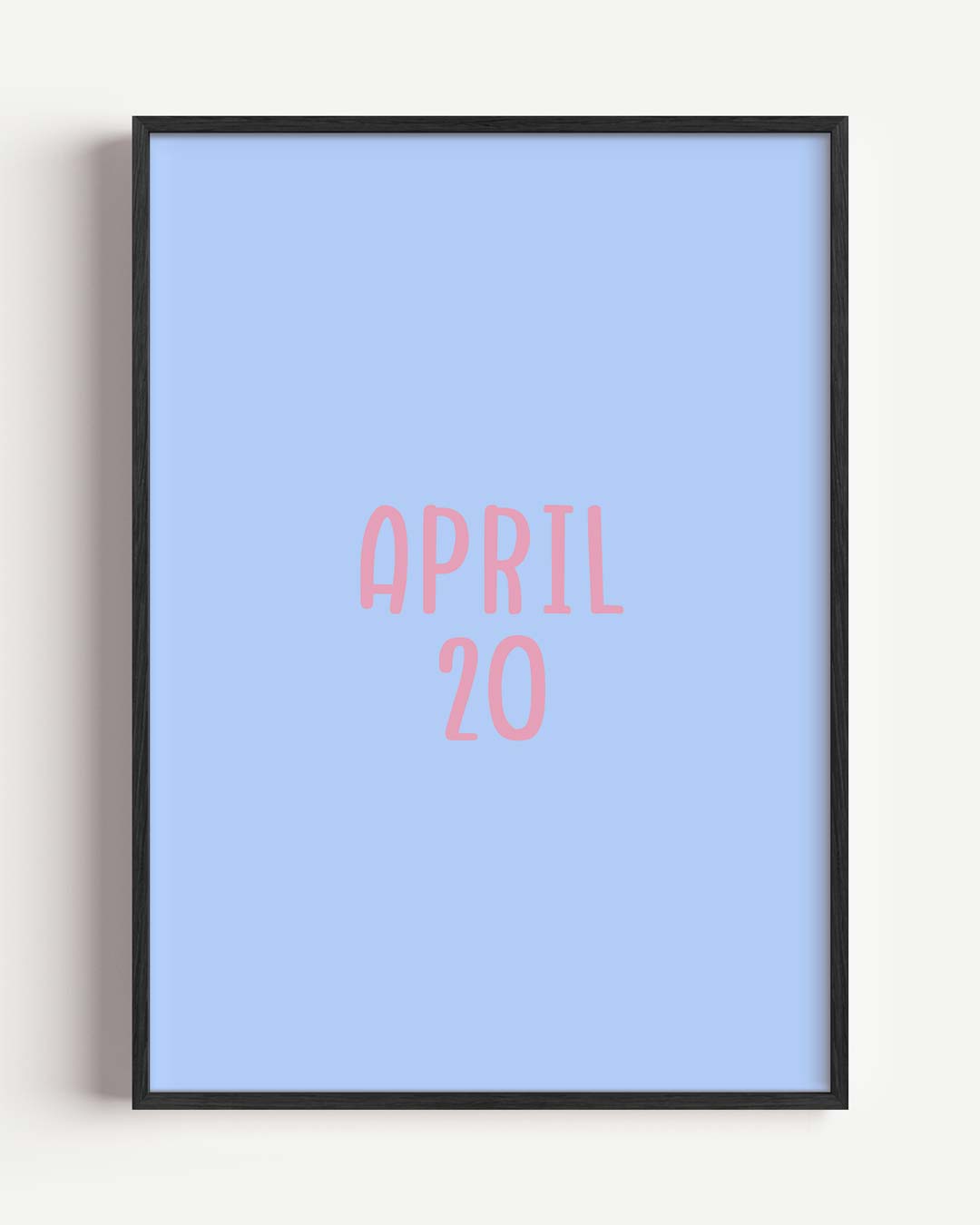 Stijlvolle April – paas portret poster als wanddecoratie