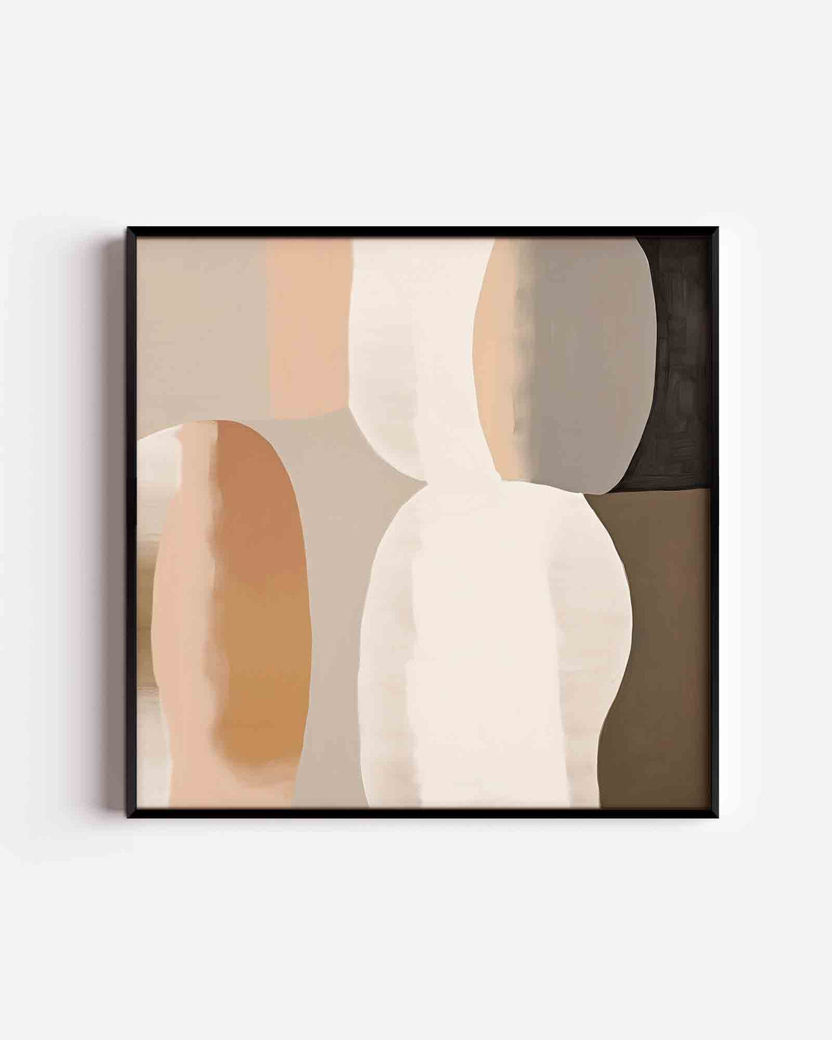 Abstracte vormen – abstracte vierkante poster als wanddecoratie