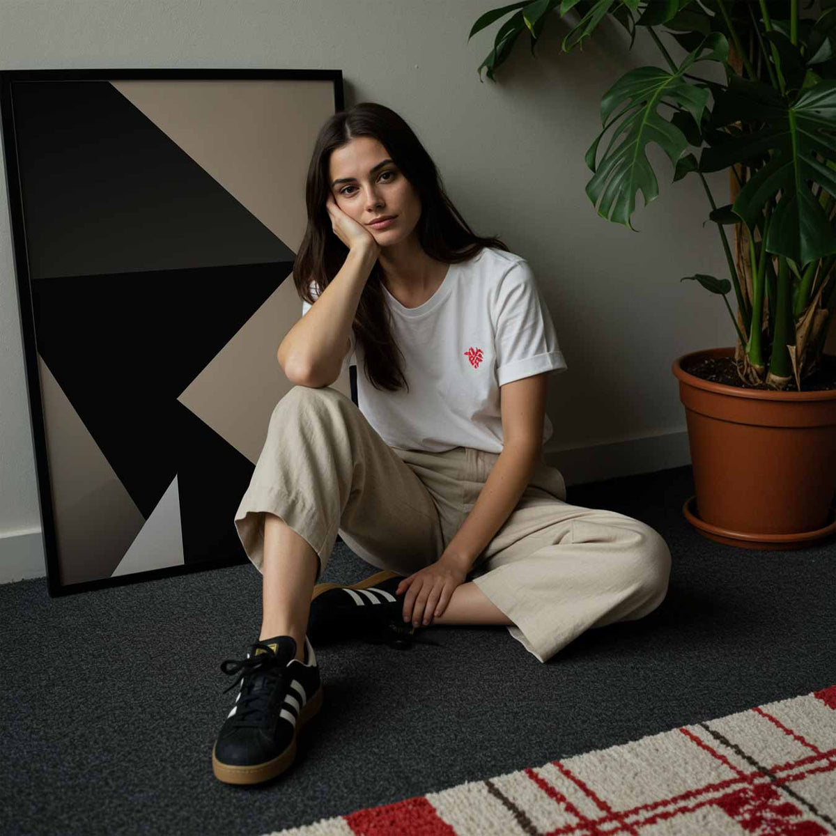 Abstracte Stijlvolle – abstracte wandkunst als portret poster
