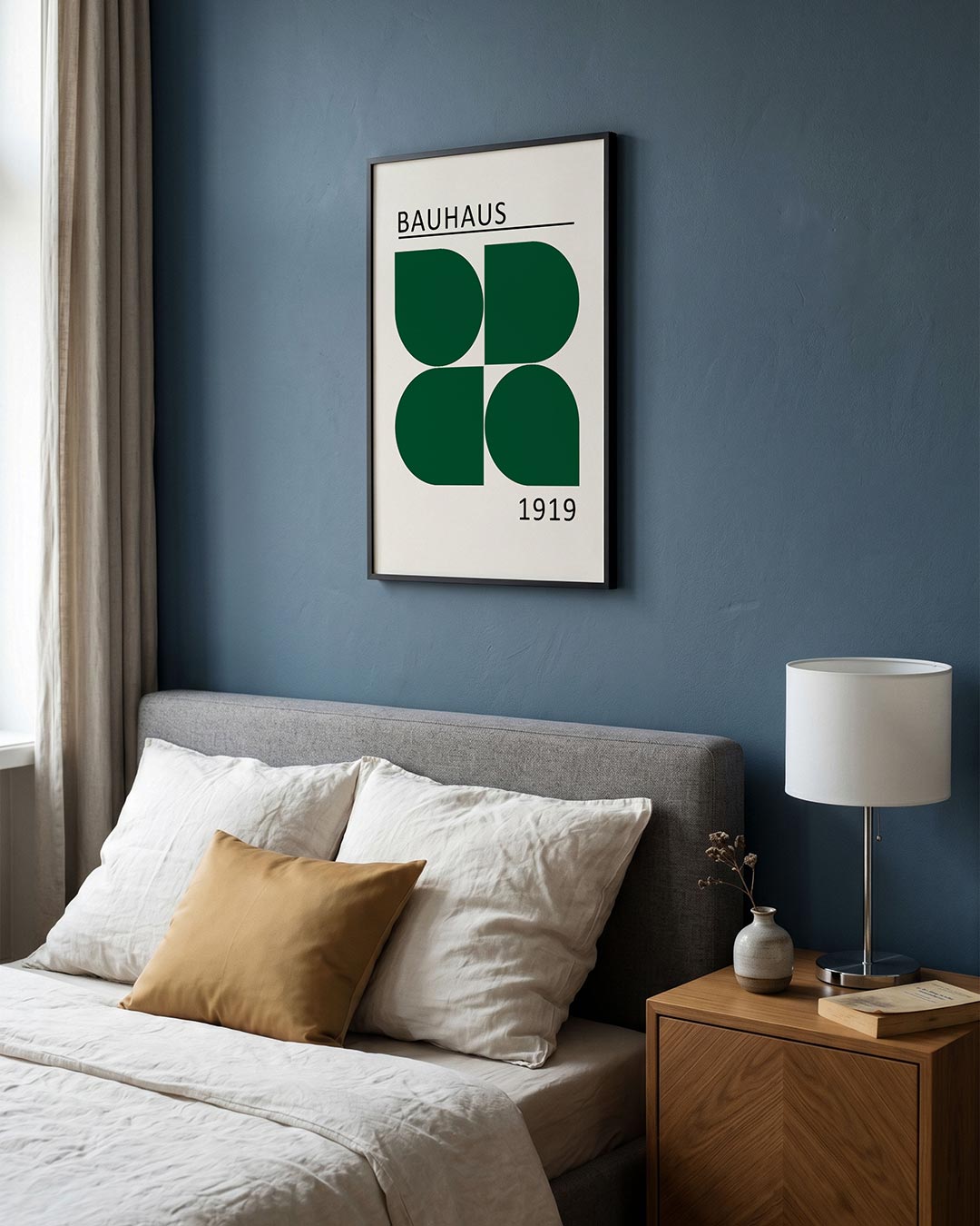  – staande Bauhaus poster voor aan de muur