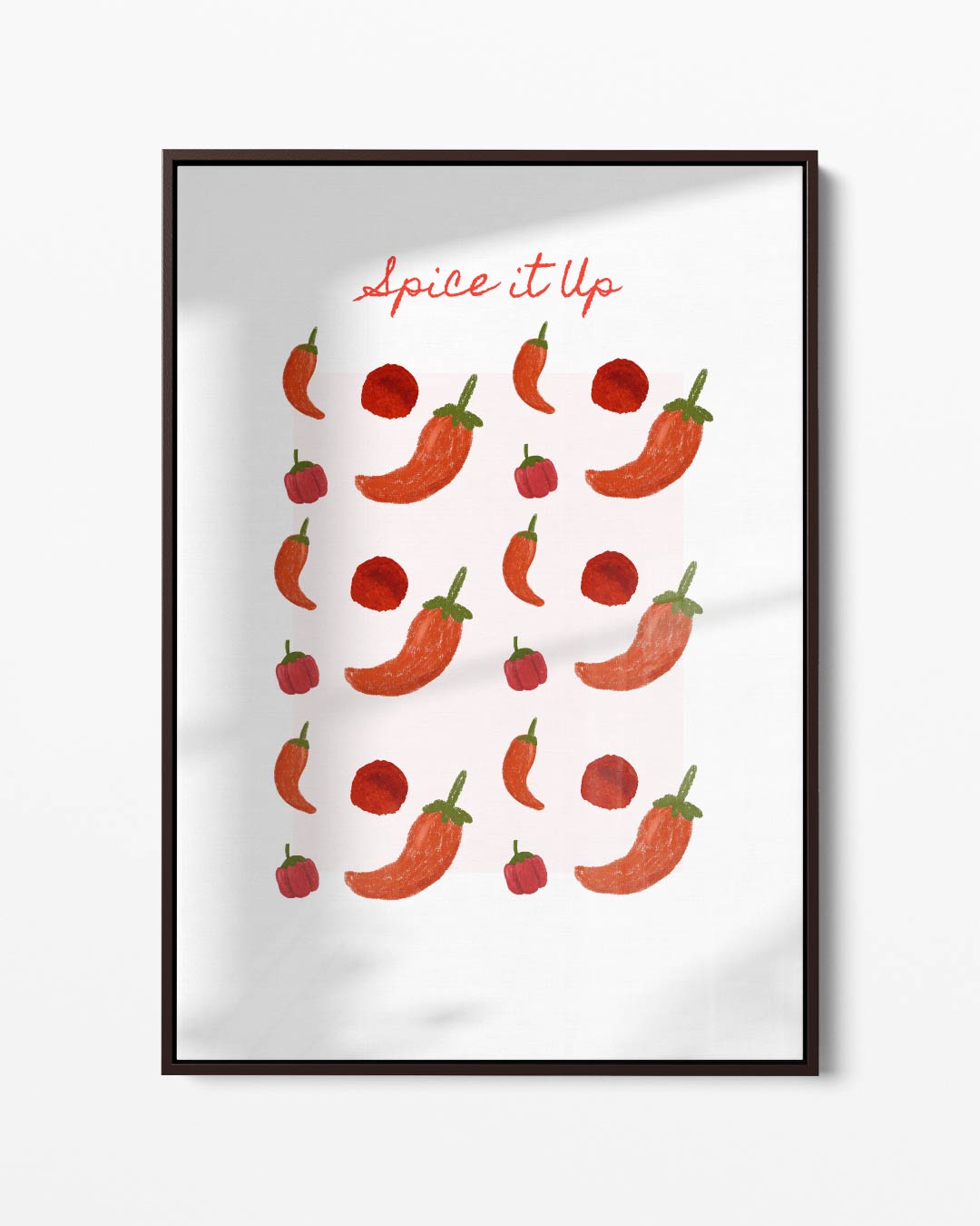 Spice it Up Poster – portret kunstwerk als wanddecoratie