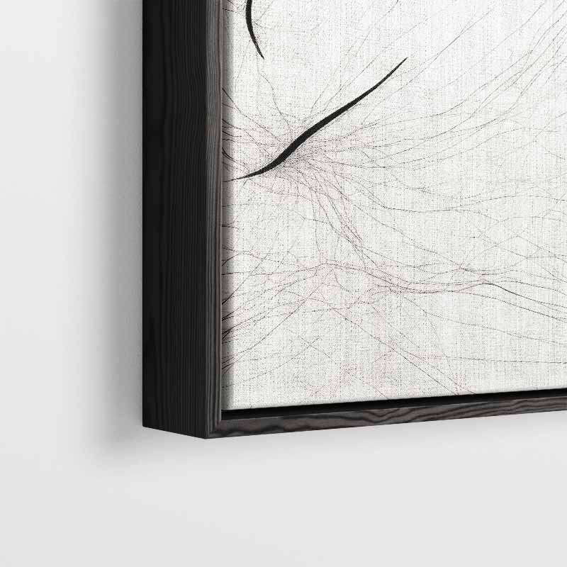 Subtiele Lijnen van Verwondering – plexiglas kunstwerk als wanddecoratie