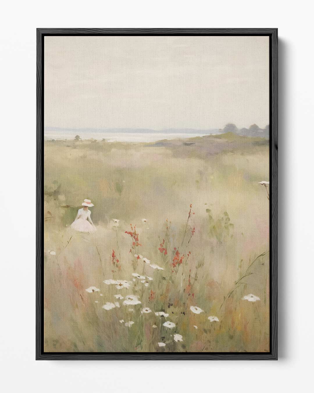 Vredig Zomerlandschap – portret kunstwerk als wanddecoratie