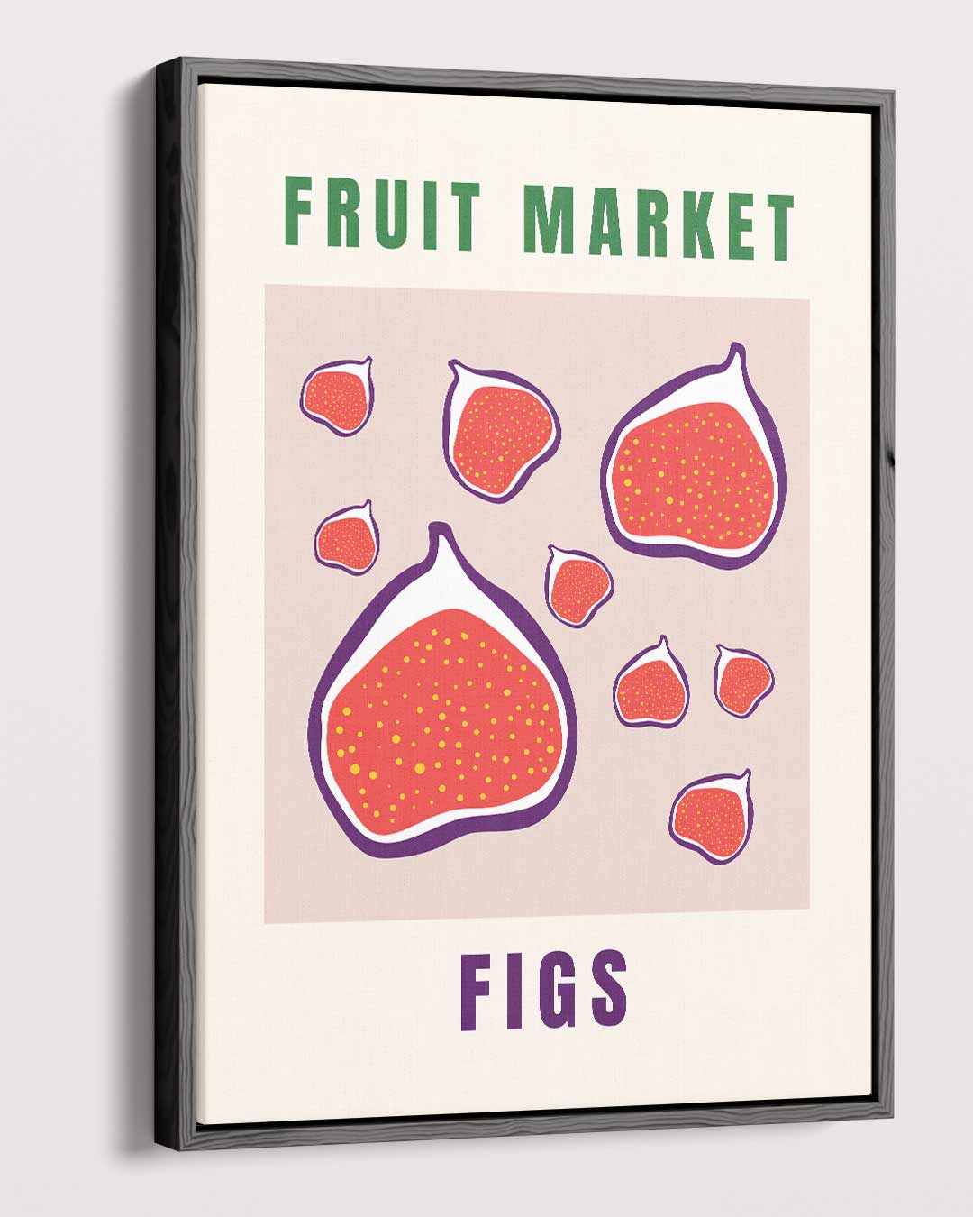 Fruitig Vijgen Design Poster – modern portret kunstwerk van WallArtistic