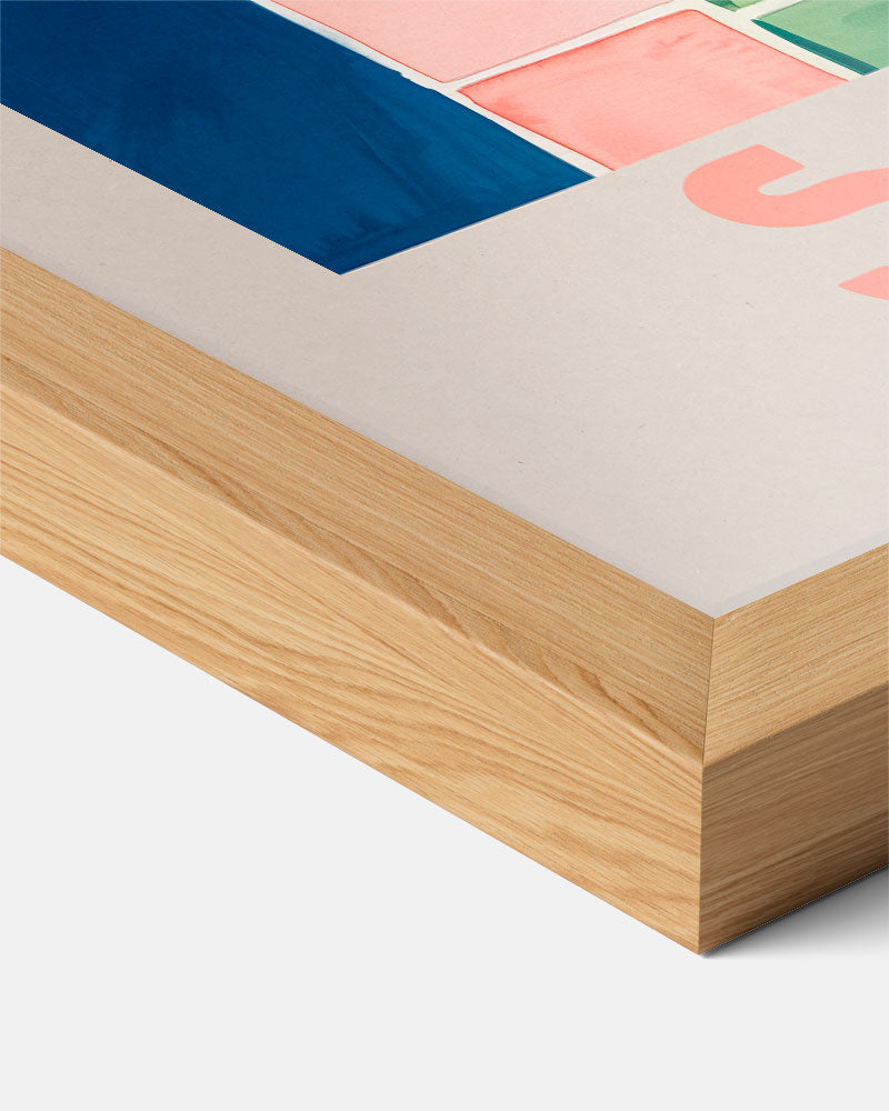 Poolside Summer Vibes – staande muurposter met zomerse uitstraling