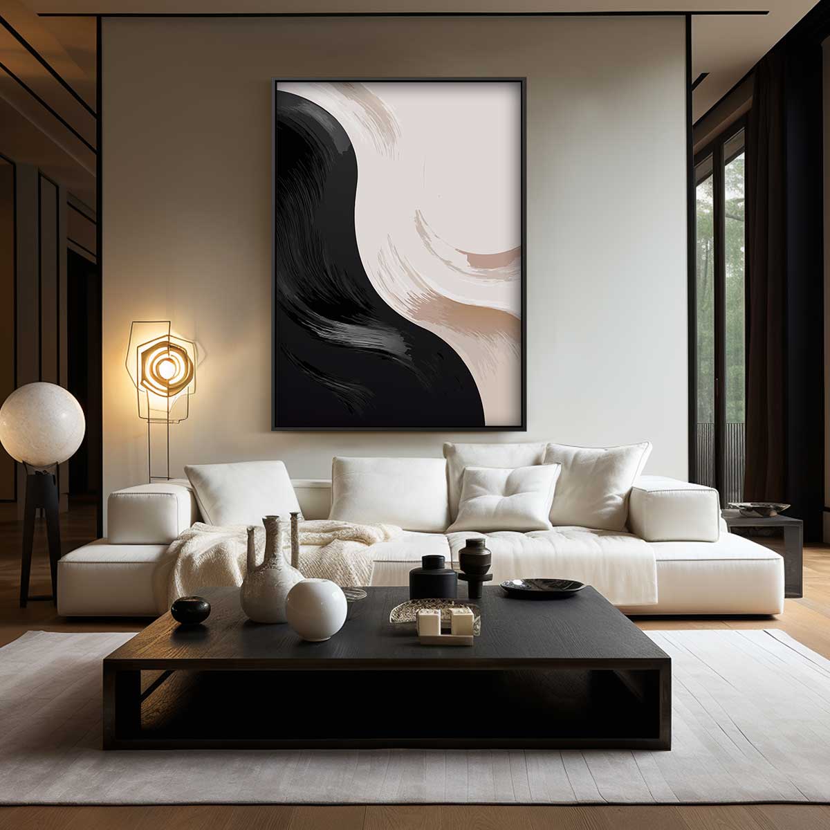 Abstracte Stroming – modern portret kunstwerk van WallArtistic
