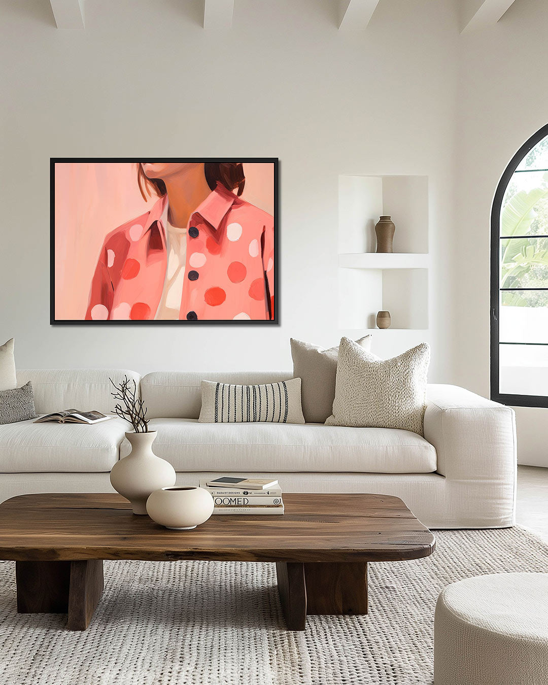 Vrolijke kleurvlakken – wanddecoratie in interieur