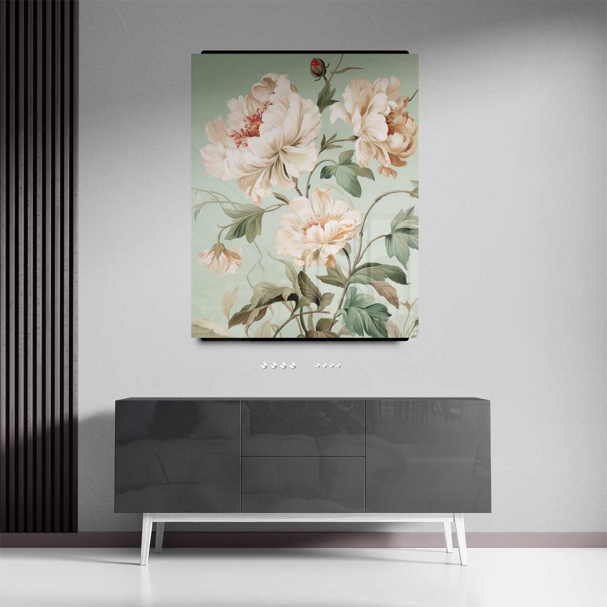 Tijdloze Bloemenpracht – portret wandkunst van WallArtistic