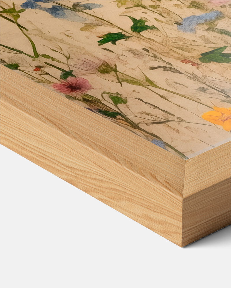 Bloemenparadijs – bloemen poster als moderne staande wanddecoratie