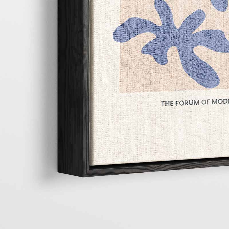 Flower Power Kunstposter – dibond wanddecoratie in staand formaat